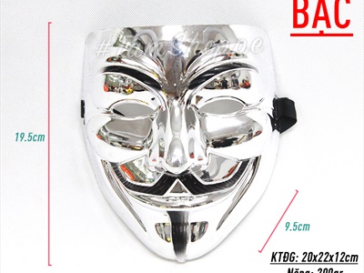 Mặt nạ Hacker nhựa nhiều màu MATNA-28
