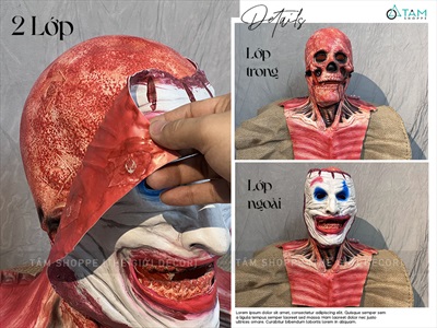 Mặt nạ Joker 2 lớp lột mặt MATNA-94
