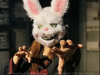 Mặt nạ lông thú kinh dị Thỏ Bunny - Gấu trúc - Sói xám MATNA-100