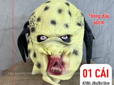 Mặt nạ quái thú vô hình Predator cao su MATNA-101