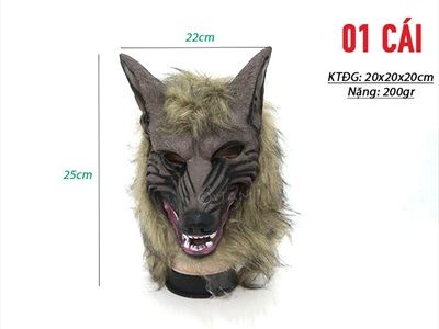 Mặt nạ và găng tay hóa trang người sói MATNA-95
