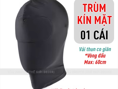 Mặt nạ vải đen trùm kín đầu nhiều kiểu MATNA-98