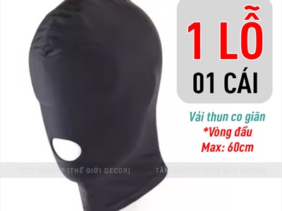 Mặt nạ vải đen trùm kín đầu nhiều kiểu MATNA-98