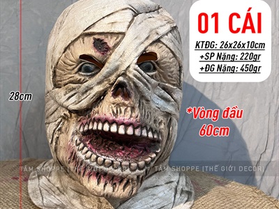 Mặt nạ Zombie quấn băng cao su MATNA-102