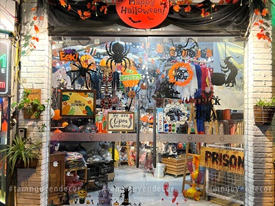 Mặt trăng Halloween tròn Formex 5ly ĐK60cm (tặng móc treo) FORM-HLW-01