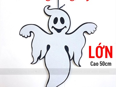 Mô hình treo Halloween vải nỉ phối màu nhiều kiểu HLW-TREO-NI-01
