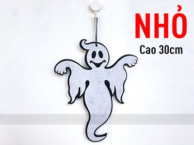 Mô hình treo Halloween vải nỉ phối màu nhiều kiểu HLW-TREO-NI-01