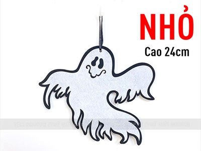 Mô hình treo Halloween vải nỉ phối màu nhiều kiểu HLW-TREO-NI-01