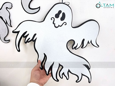Mô hình treo Halloween vải nỉ phối màu nhiều kiểu HLW-TREO-NI-01