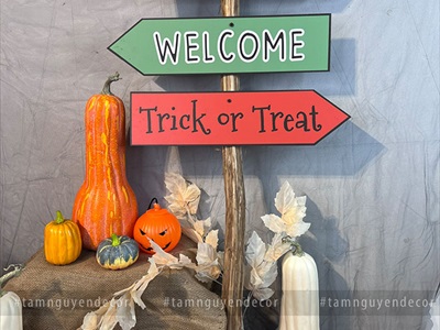 Quả bí ngô Halloween như thật trái dài cỡ lớn TRAI-BINGO-04