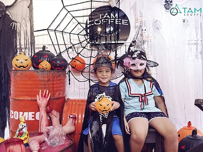 Quả bí ngô Halloween nhựa cứng cam đen nhiều cỡ TRAI-BINGO-02
