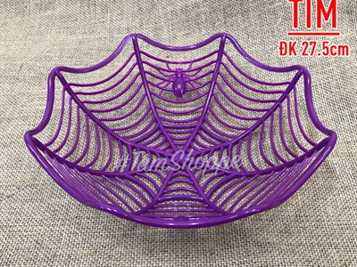 Rổ nhựa hình mạng nhện ĐK27cm RO-NHUA-01