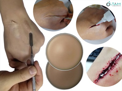 Keo dính - sáp tạo hình sẹo, vết thương giả như thật MAKEUP-SAP