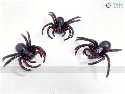 Set 03 con nhện độc đốm đỏ ĐK8.5cm TCV-NHEN-06