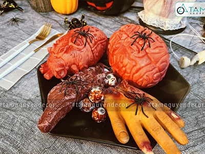 Set 04 con mắt giả trang trí Halloween rướm máu HLW-MAT-01