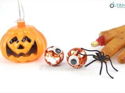 Set 04 con mắt giả trang trí Halloween rướm máu HLW-MAT-01