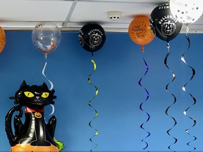 Set bóng Halloween chủ đề Mèo - Nhện SETBONG-HLW-02
