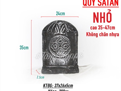 Tấm bia mộ giả trang trí bằng mút xốp nhiều kiểu HLW-BIAMO-01