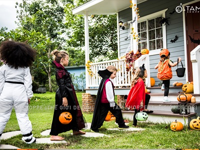Thố xin kẹo Halloween bí ngô nhựa cứng 3 size XINKEO-01