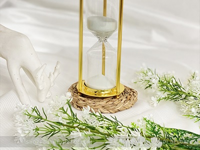 Cành hoa bi sao to màu trắng [Hoa dày - Dài 70cm] CANHHOA-04