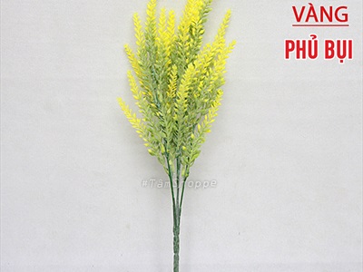 Cành hoa lavender giả phủ bụi [Vintage - Dài 37cm] CANHHOA-05