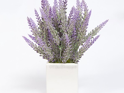Cành hoa lavender giả phủ bụi [Vintage - Dài 37cm] CANHHOA-05