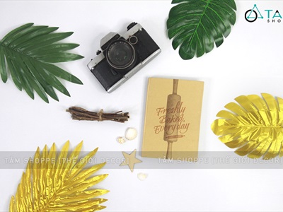 Cành lá giả nhiệt đới cỡ nhỏ decor tiệc, picnic chụp ảnh CANHLA-01