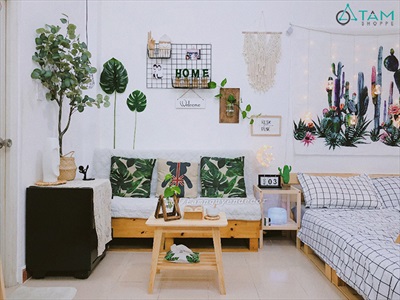 Cành lá rùa Monstera giả 8 màu [Dày đẹp - Dài 75cm] CANHLA-02