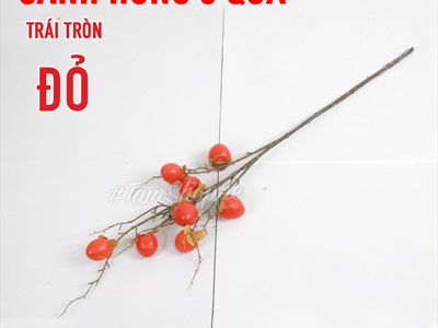 Cành trái hồng cao cấp như thật 5-8 trái CANHTRAI-02