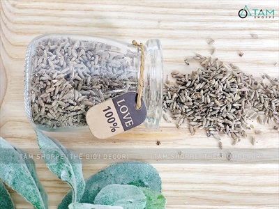 Hủ hoa khô Lavender thật thơm phòng 100gr HOAKHO-01