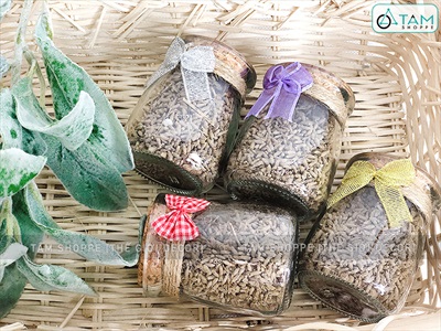 Hủ hoa khô Lavender thật thơm phòng 100gr HOAKHO-01
