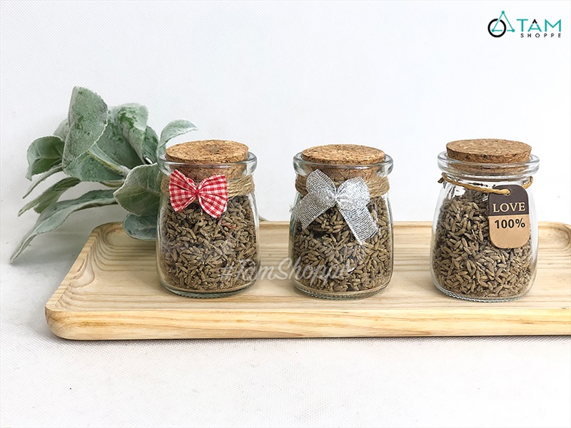 Hủ hoa khô Lavender thật thơm phòng 100gr HOAKHO-01