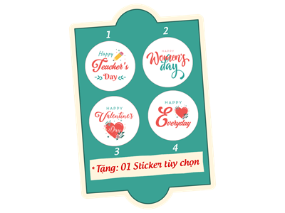 Bó 1 bông hồng sáp có gấu kiểu hoa cưới [Tặng Sticker - Gói đẹp] HOASAP-04