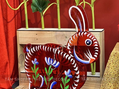 Lồng đèn con thỏ thú kiếng màu [Truyền thống - Nhiều cỡ] LDEN-KIENG-10