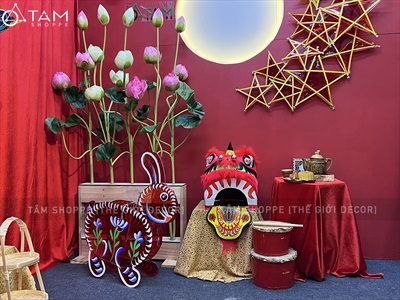 Lồng đèn con thỏ thú kiếng màu [Truyền thống - Nhiều cỡ] LDEN-KIENG-10
