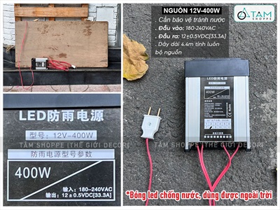 Bảng hiệu gỗ đèn Led chữ nhật bo góc [Sáng đẹp - Theo yêu cầu] YC-BANGHIEU-08
