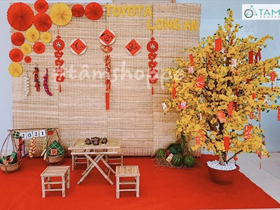 Bộ quang gánh tre lớn cao 50-90cm [Đan kĩ - Kèm đòn gánh] QUANGGANH-02