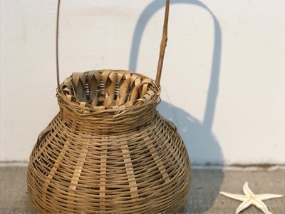 Giỏ tre đựng cua có quai xách 3 size GIO-TRE-01