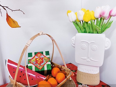 Giỏ tre vuông đan thưa đế rời chữ A GIO-TRE-02