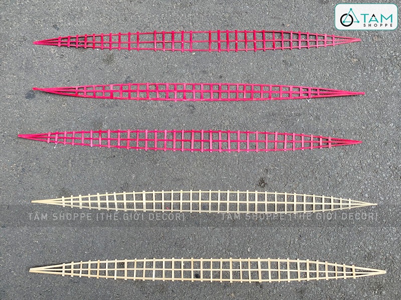 Nan tre cắm hoa trang trí cây thông Noel bản 5cm dài 1m [Loại đẹp - đan kĩ] NANTRE-01