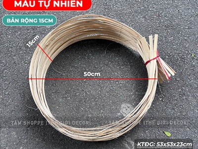 Phên tre uốn dẻo bản 15cm dài 3m [Đủ màu - Hàng đẹp] PHENTRE-01