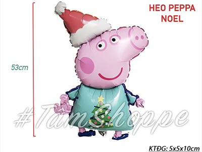 Bong bóng kiếng Noel 6 kiểu thú hoạt hình cao 55-65cm BBK-NOEL-06