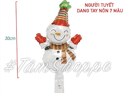 Bong bóng kiếng Noel 8 kiểu cao 25-35cm BBK-NOEL-05