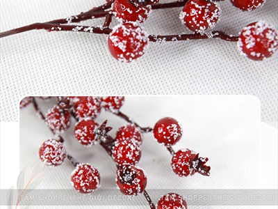 Cành trái trang trí handmade nhiều kiểu CANHTRAI-01