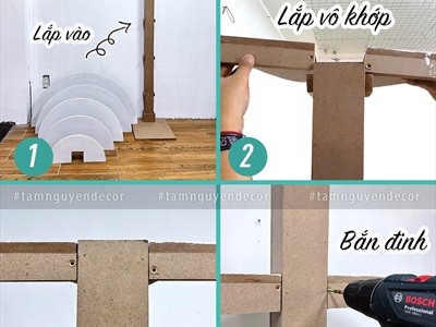 [Hàng ORDER] Cây thông Noel kệ gỗ bán nguyệt 5 tầng áp tường cao 175cm X-TREE-41