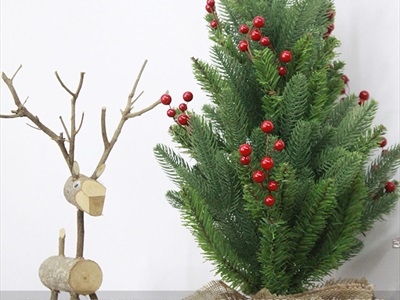 Cây thông Noel nhỏ để bàn lá xanh [Nhiều kiểu - Cao 38-60cm] X-TREE-04