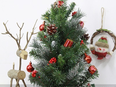 Cây thông Noel nhỏ để bàn lá xanh [Nhiều kiểu - Cao 38-60cm] X-TREE-04