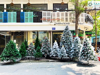 Cây thông Noel phủ tuyết A4 [Cao 1m5-4m5] X-TREE-17
