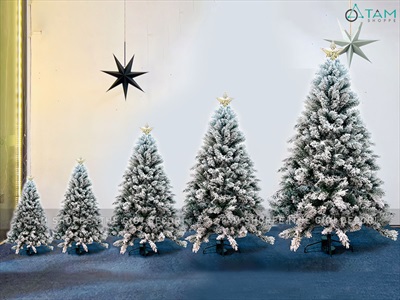 Cây thông Noel phủ tuyết A4 [Cao 1m5-4m5] X-TREE-17