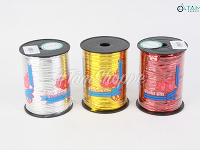 Cuộn dây kẽm màu bản dẹp dài 100m làm handmade PKHM-KEM-01